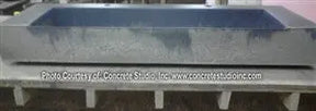 Concrete Sink Mold SDP-9 Wedge Ramp Slot Drain (47.5"x15.75"x6") PNL Liners
