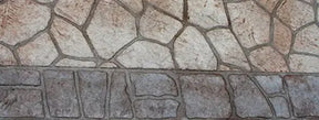 Concrete Stencil Border Header - Bushrock DCI Stencils