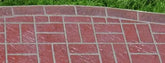 Concrete Stencil Border Header - Edge Brick Expressions LTD