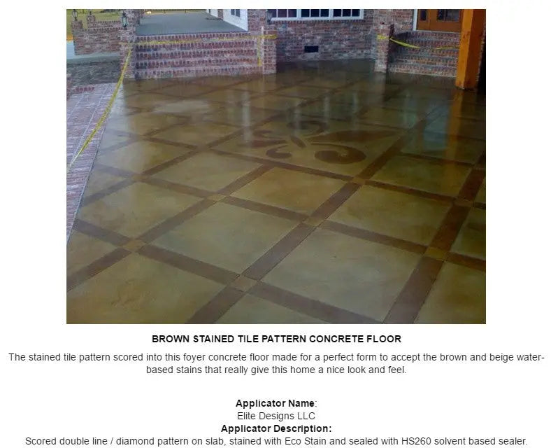 Concrete Water-Based Stain - Surecrete - Eco-Stain Surecrete