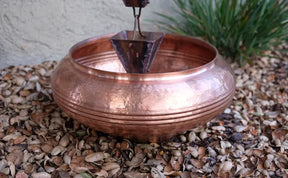 Copper Bella Basin Pot Container RainChains