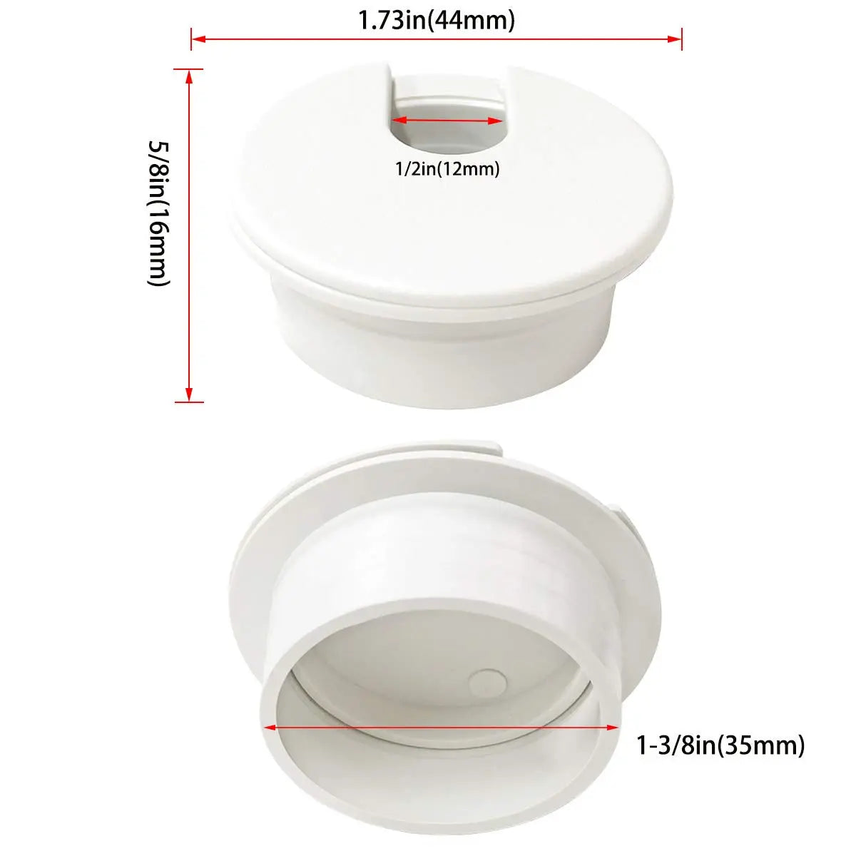 Countertop Hole Caps for Cables Cords Expressions LTD