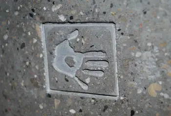 Concrete Personalized Name Concrete Stamp