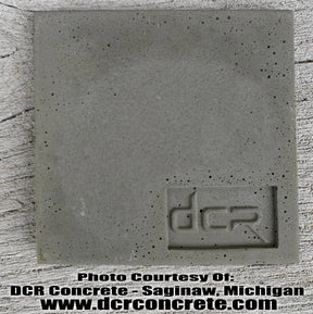 Custom Concrete Stamp - Flexible Logo Design Expressions LTD