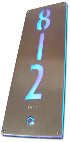 Custom Signage Backlit Room Number Panels Expressions LTD