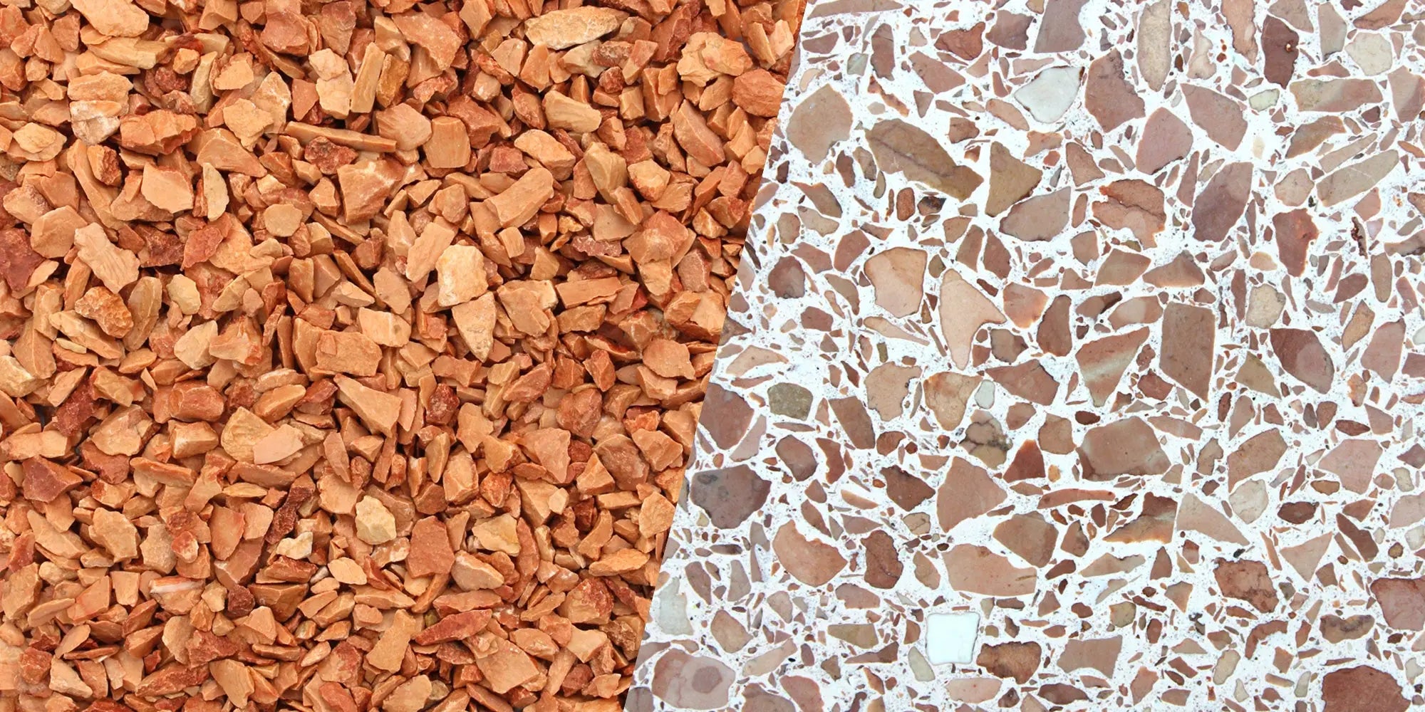 Decorative Crushed Aggregate for Concrete - Italian Red