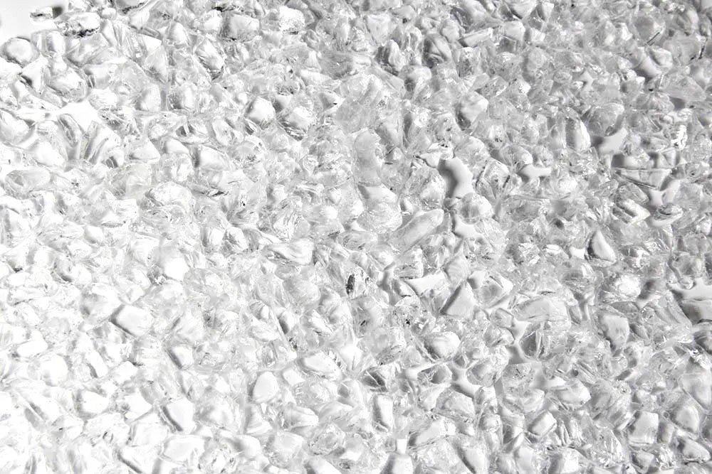Decorative Crushed Aggregate for Concrete - Crystal Clear Glass Walttools
