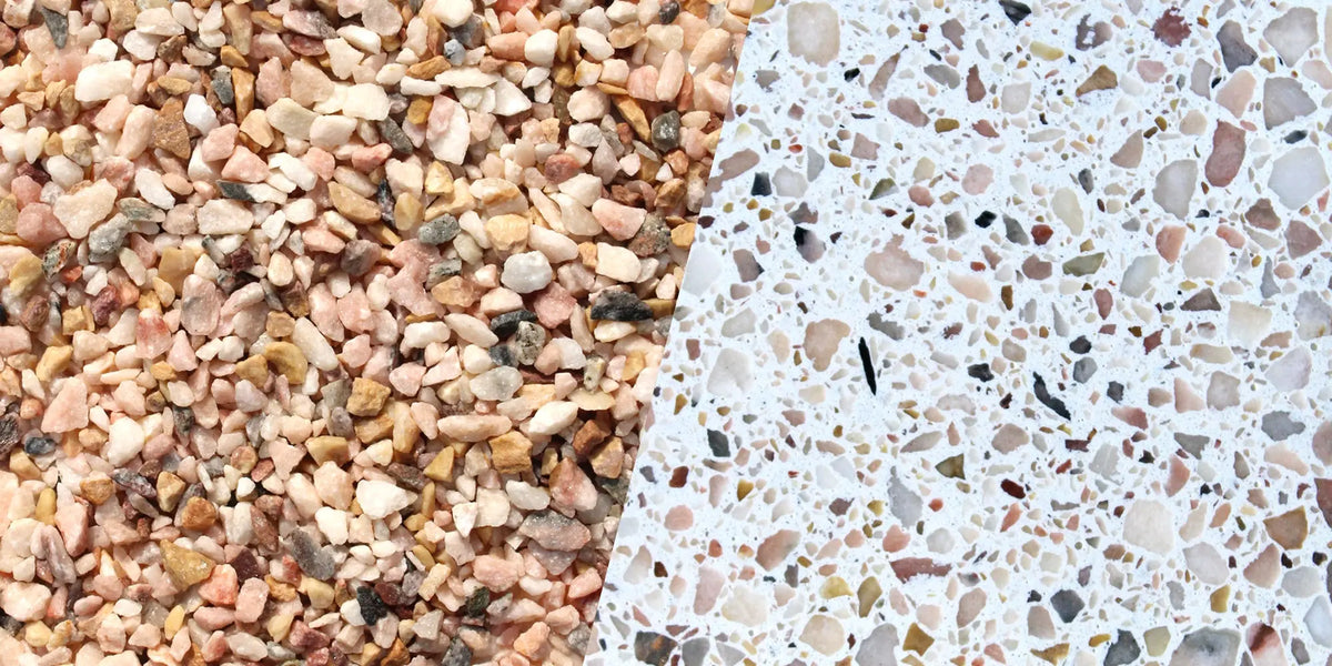 Decorative Crushed Aggregate for Concrete - Salmon Marble Walttools