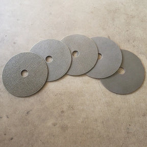 Diamond Sanding Pad Discs, ExpXT 5 Velcro Backed Electroplated
