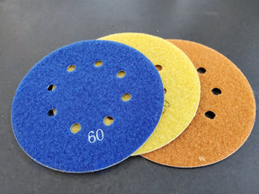 Diamond Sanding Pad Discs, ExpXT 5" Velcro Backed Electroplated Expressions LTD