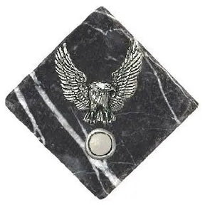 Eagle Stone Doorbell Pewter Finish CustomDoorbell Diamond