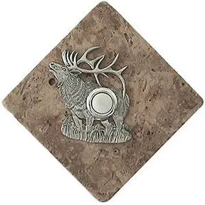 Elk Stone Doorbell Pewter Finish CustomDoorbell Diamond