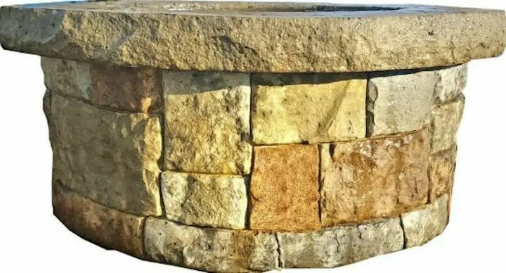 Firepit Concrete Liner Stamp - Fieldstone Stacked Majestic Walttools-Stamps