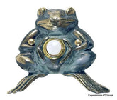 Froggie Doorbell - Verdigris Whitehall