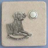 German Pointer Dog Stone Doorbell CustomDoorbell