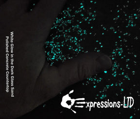 Glow In The Dark Rocks Glass Aggregate - Photoluminescent Expressions LTD