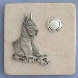 Great Dane Dog Breed Stone Doorbell CustomDoorbell