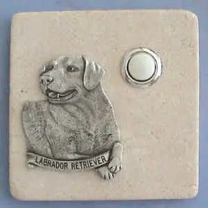 Labrador Retriever Dog Stone Doorbell CustomDoorbell