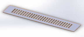 Linear Sink Drain Grates for Slot Sinks- Custom Stainless Steel Expressions LTD
