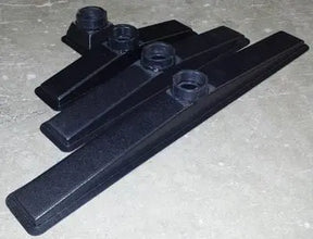 Linear Slot Drain Pan- Black ABS - CUSTOM MADE LENGTH Expressions LTD