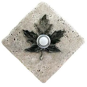 Maple Leaf Stone Doorbell CustomDoorbell Diamond