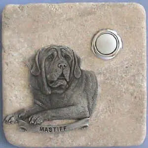 Mastiff Dog Breed Stone Doorbell CustomDoorbell