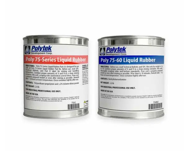Expressions LTD Polytek Poly 75-60 Polyurethane Liquid Mold Rubber
