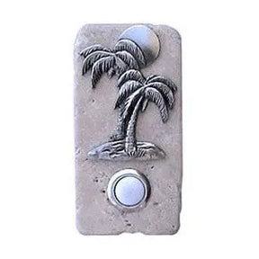 Palm Trees Stone Doorbell CustomDoorbell All