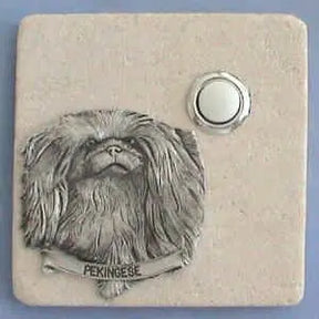 Pekingese Dog Breed Stone Doorbell CustomDoorbell