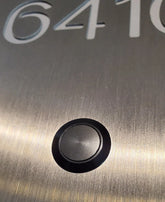 Push Button Doorbell Garage Low Voltage, Black Anodized Aluminum Expressions LTD