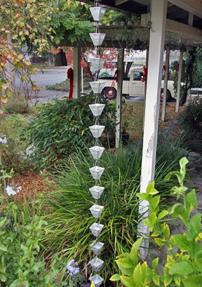 Rain Chain Aluminum Square Cups RainChains