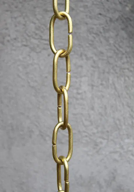 Rain Chain Large Traditional Links- Brass
