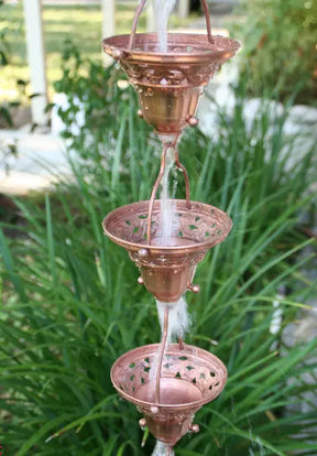 Rain Chain Copper Florence Cup RainChains
