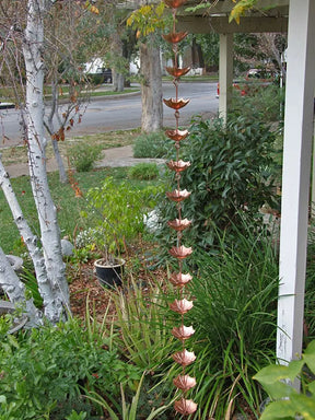 Rain Chain Copper Umbrella Cups RainChains