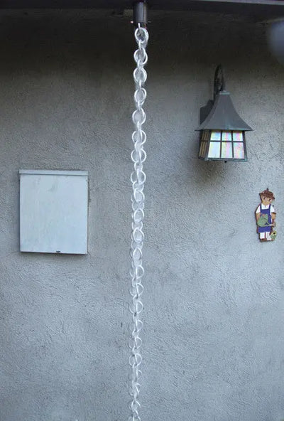 Rain Chain Double Loops - Aluminum