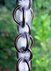 Rain Chain Double Loops - Bronze Aluminum RainChains