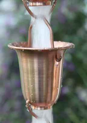 Rain Chain Flared Cup in Copper RainChains