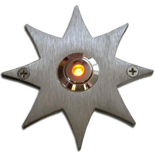 Expressions LTD Stainless Steel Doorbell, Star