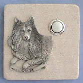 Sheltie Dog Breed Stone Doorbell CustomDoorbell