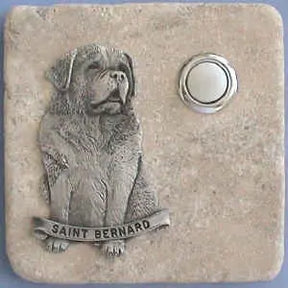 St. Bernard Dog Breed Stone Doorbell CustomDoorbell