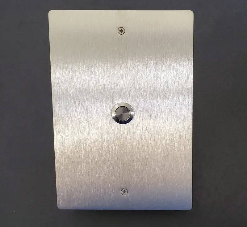 Stainless Steel Giant Doorbell 6.5" x 4.5" Expressions LTD