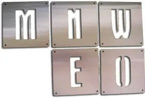 Stainless Steel Numbers and Letters Expressions LTD