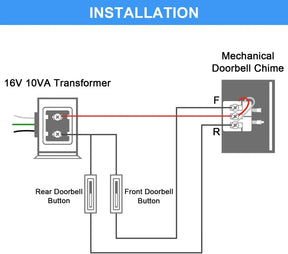 Transformer Low Voltage Doorbell and LEDs, 16 Volt Heath Zenith