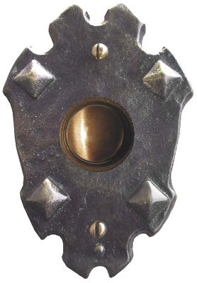 Antique Doorbell 1623 Craftsman Brass Waterglass Studios