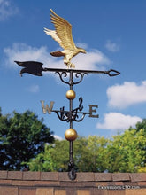 46-Inch Eagle Weathervane - Gold-Bronze Whitehall