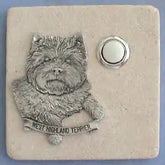 West Highland Terrier Stone Doorbell CustomDoorbell