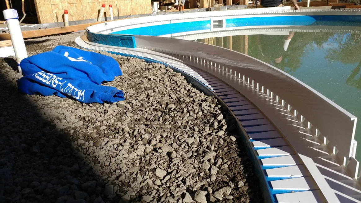 Z Poolform Bendable Receiver Track (120' per Box) Z-Form