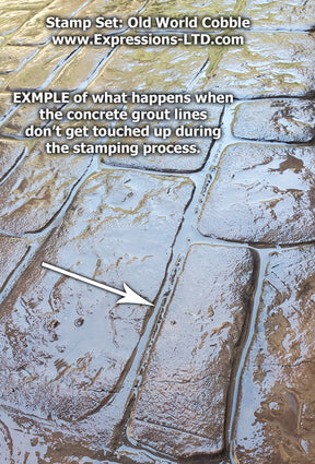 Stone Concrete Stamps - Old World Cobble PNL Liners